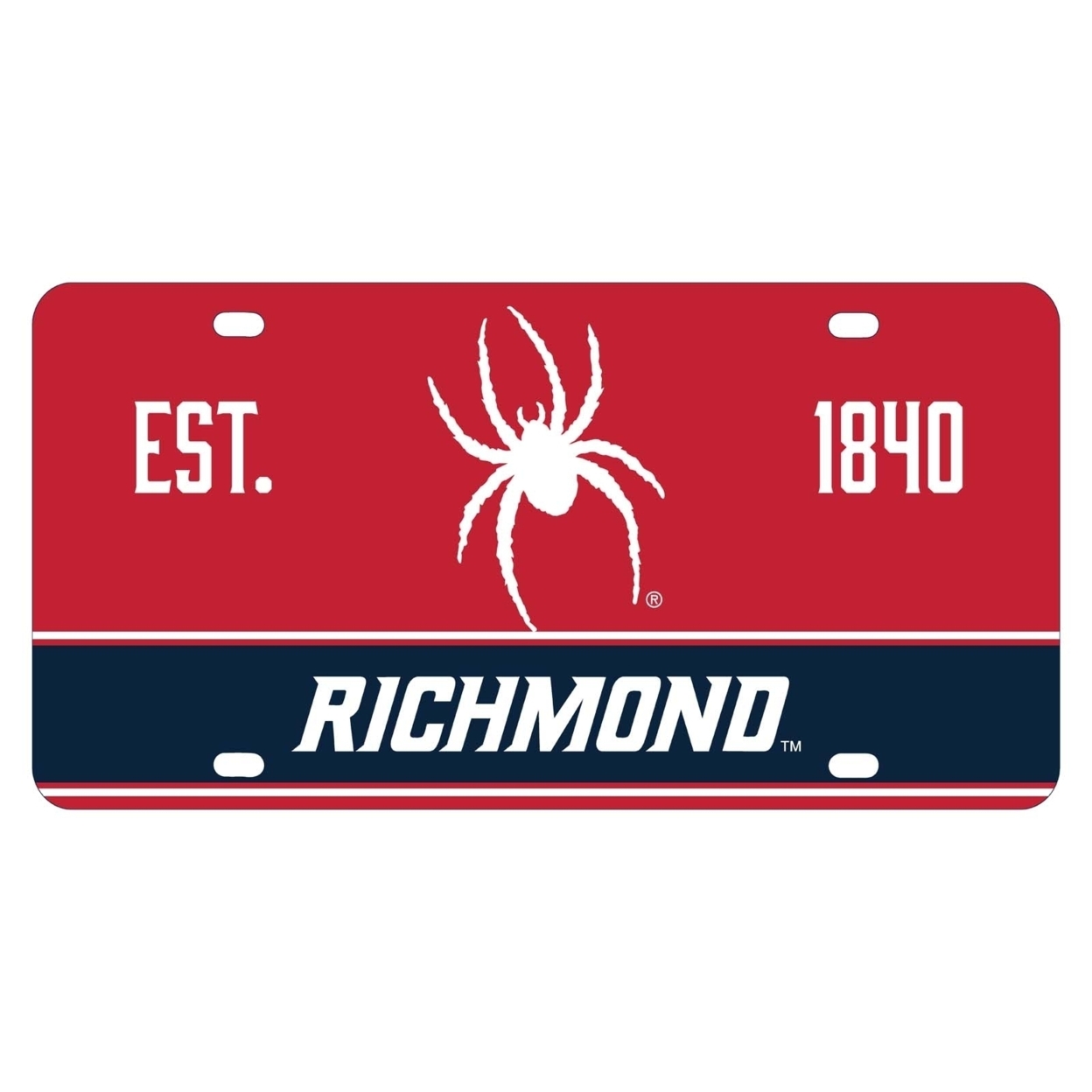 Richmond Spiders Metal License Plate