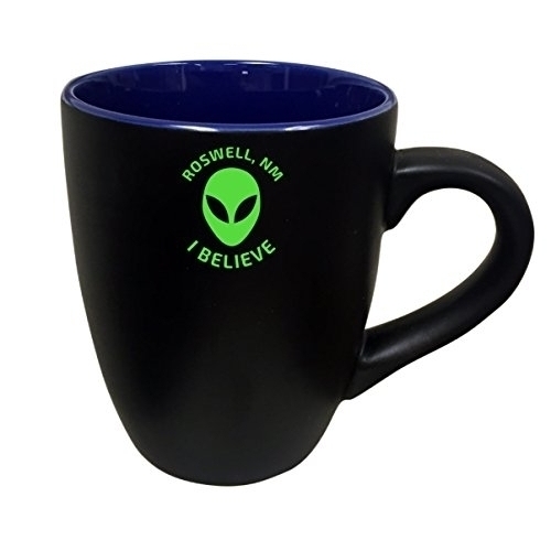 Roswell New Mexico UFO Alien Ceramic Mug 2 Pack