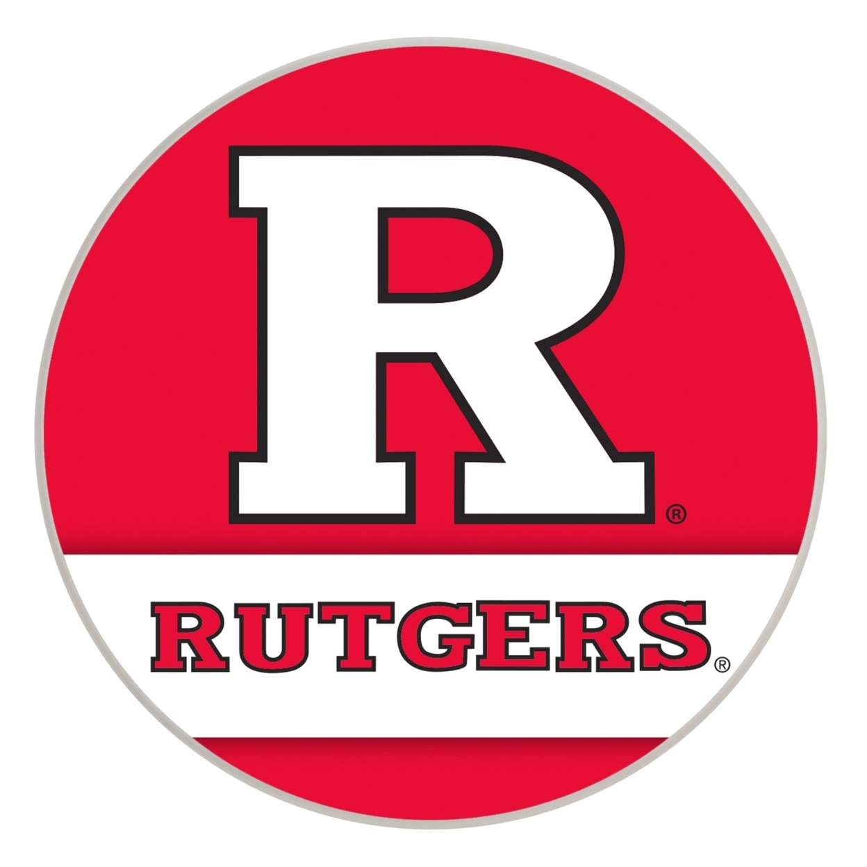 Rutgers Scarlet Knights Paper Coaster 4 Pack