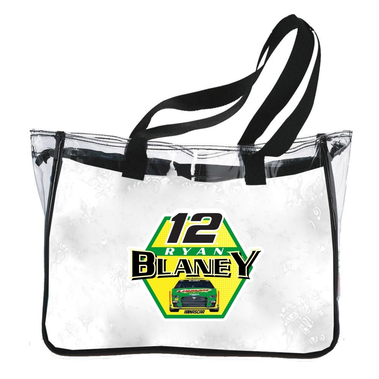 Ryan Blaney #12 Nascar Clear Tote Bag New For 2022