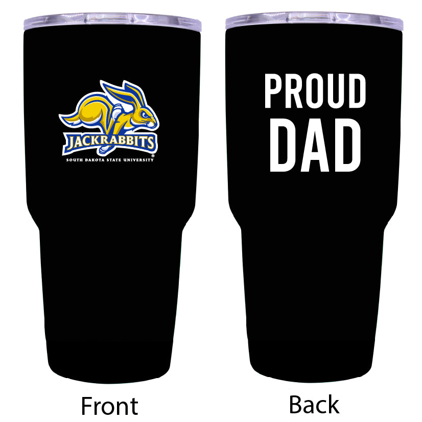South Dakota State Jackrabbits Proud Dad 24 Oz Insulated Stainless Steel Tumblers Choose Your Color.