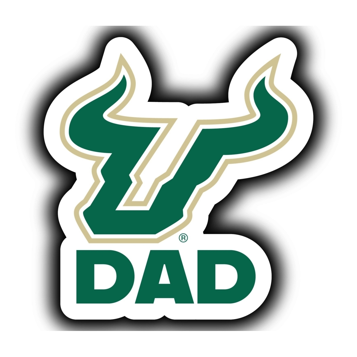 South Florida Bulls 4-Inch Proud Dad Die Cut Decal