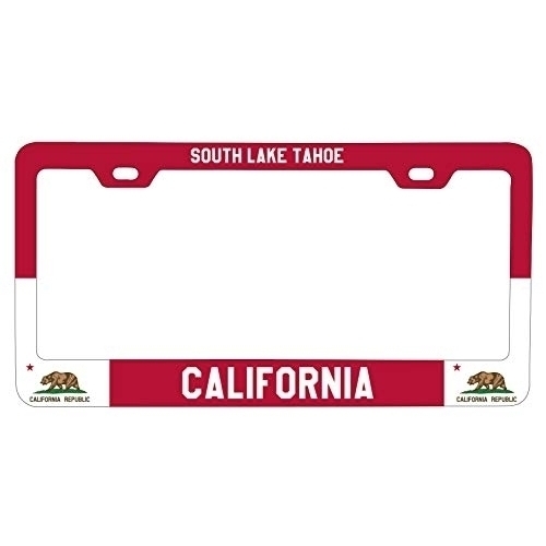 South Lake Tahoe California License Plate Frame