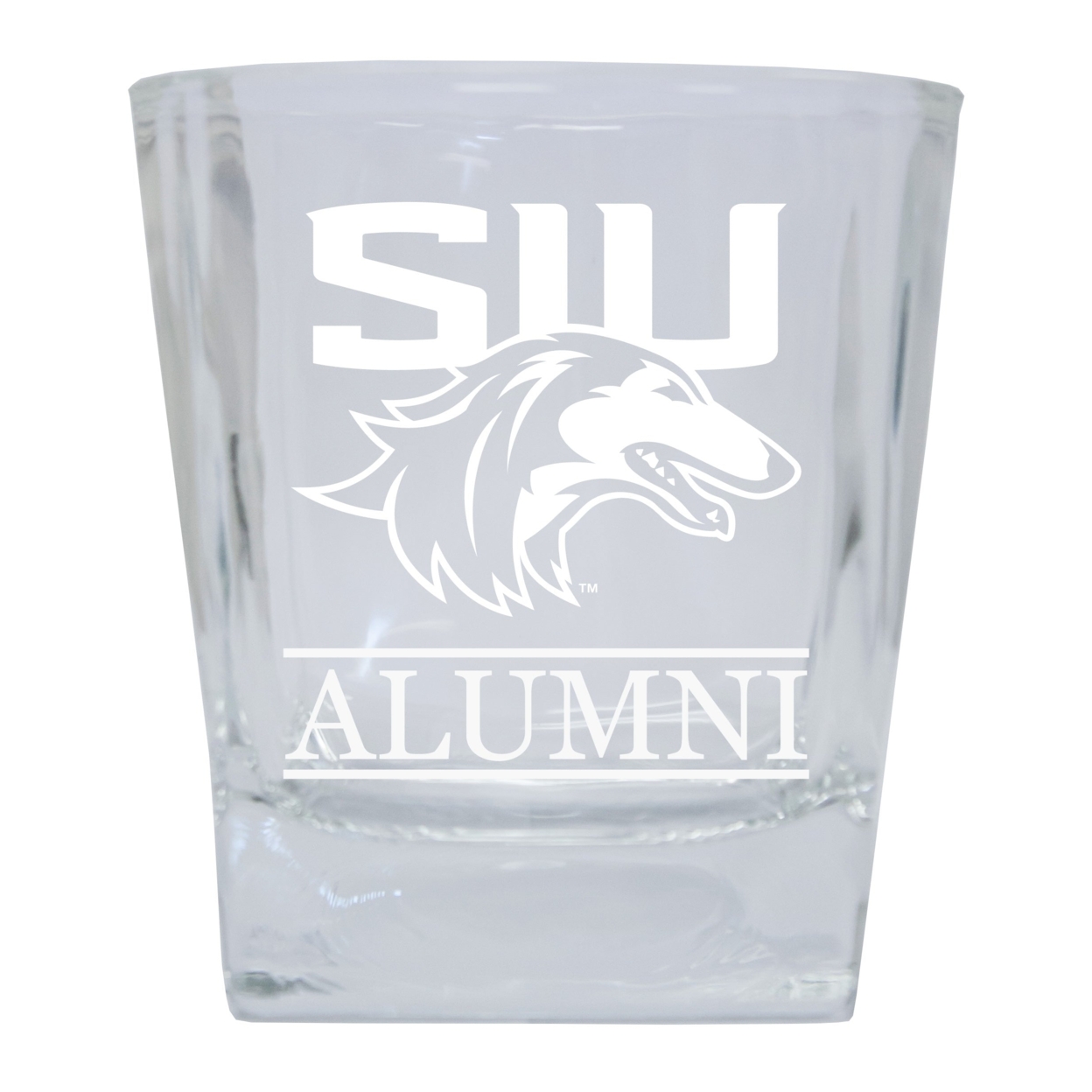 Southern Illinois Salukis 8 Oz Etched Alumni Glass Tumbler 2-Pack