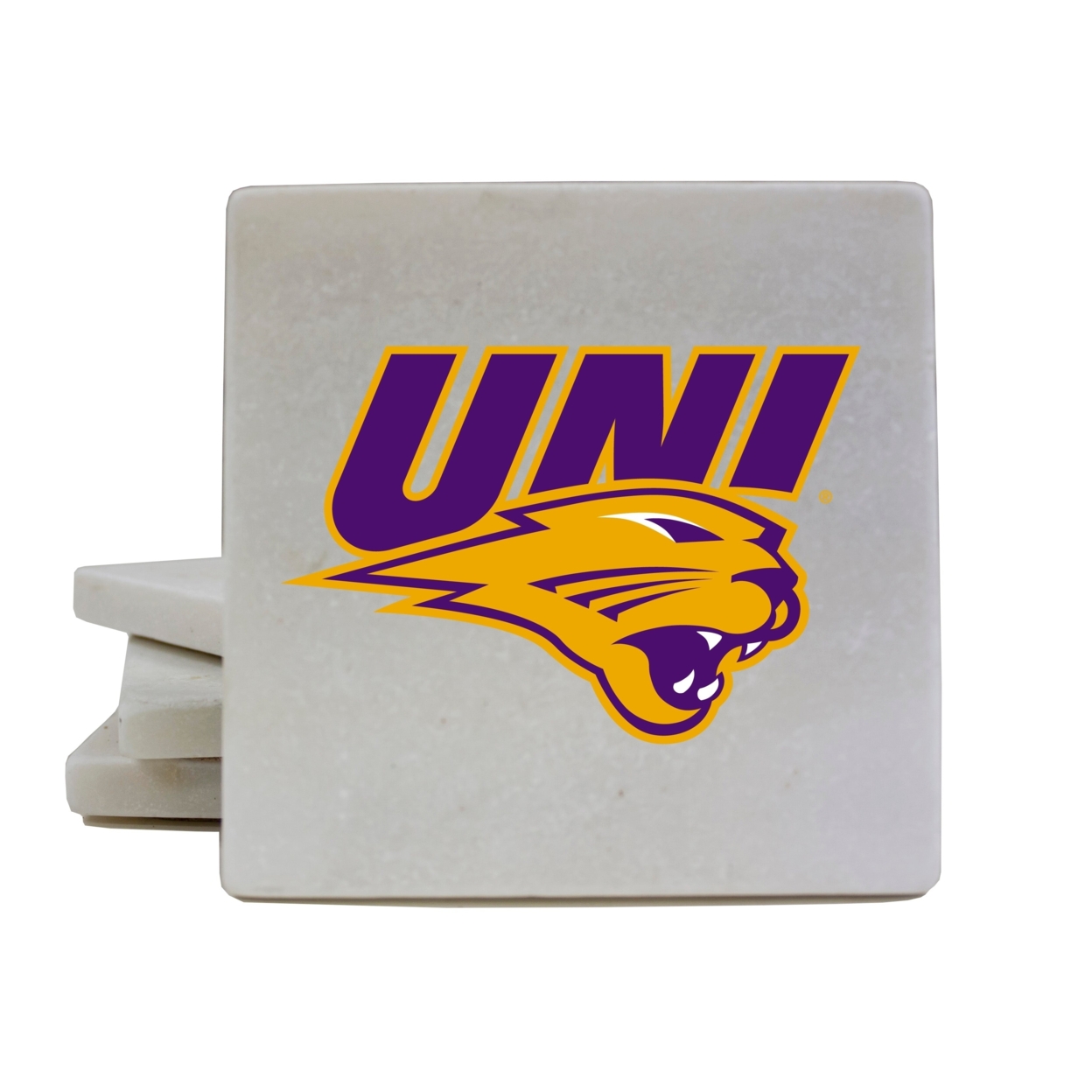 Northern Iowa Panthers Marble Coaster 4 Pack