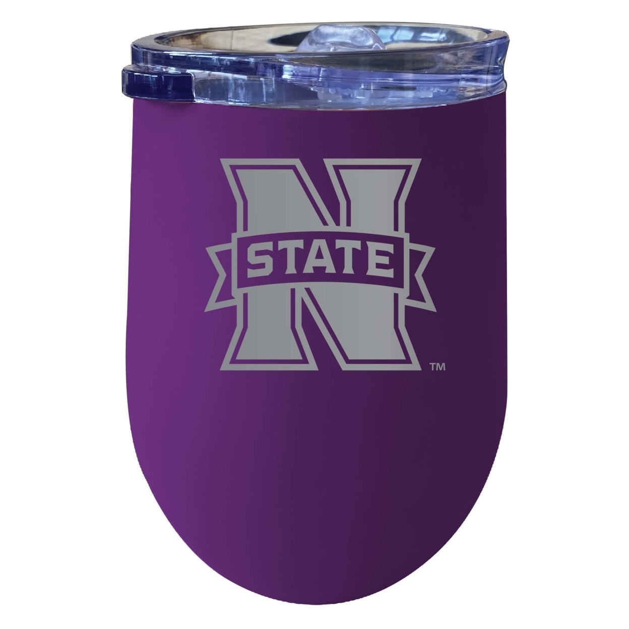 Northwestern Oklahoma State University 12 Oz Etched Insulated Wine Stainless Steel Tumbler Purple