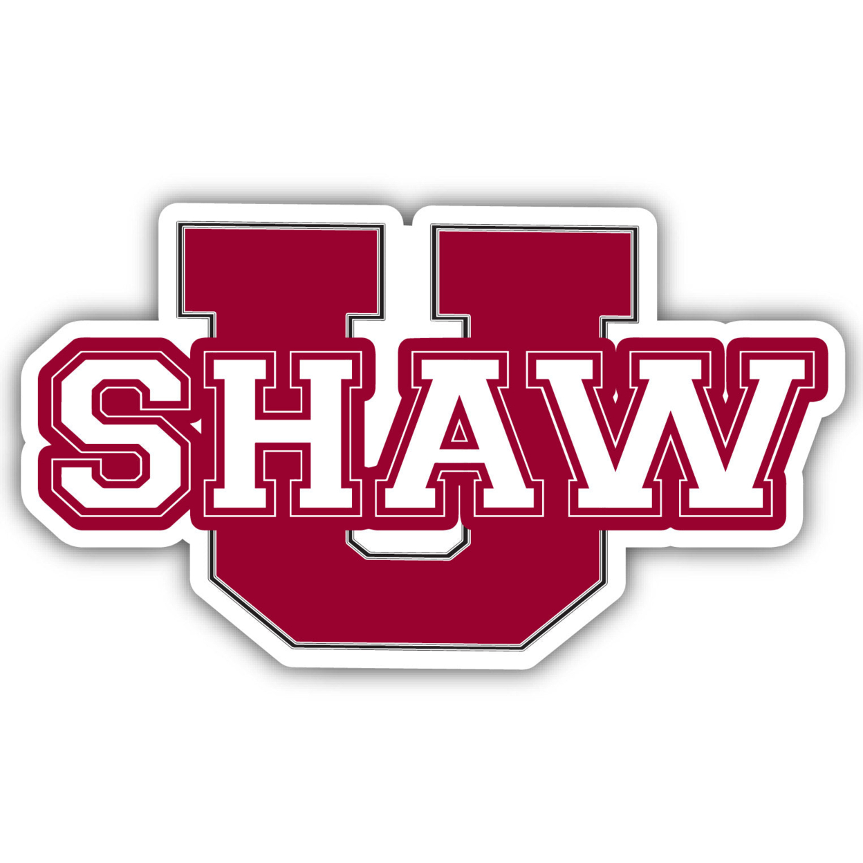 Shaw University Bears 12 Inch Vinyl Decal Sticker