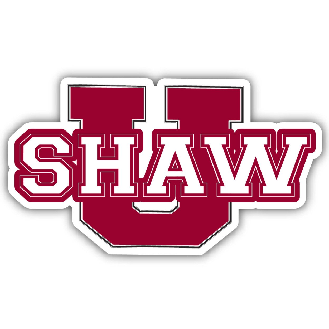 Shaw University Bears 10 Inch Vinyl Decal Sticker