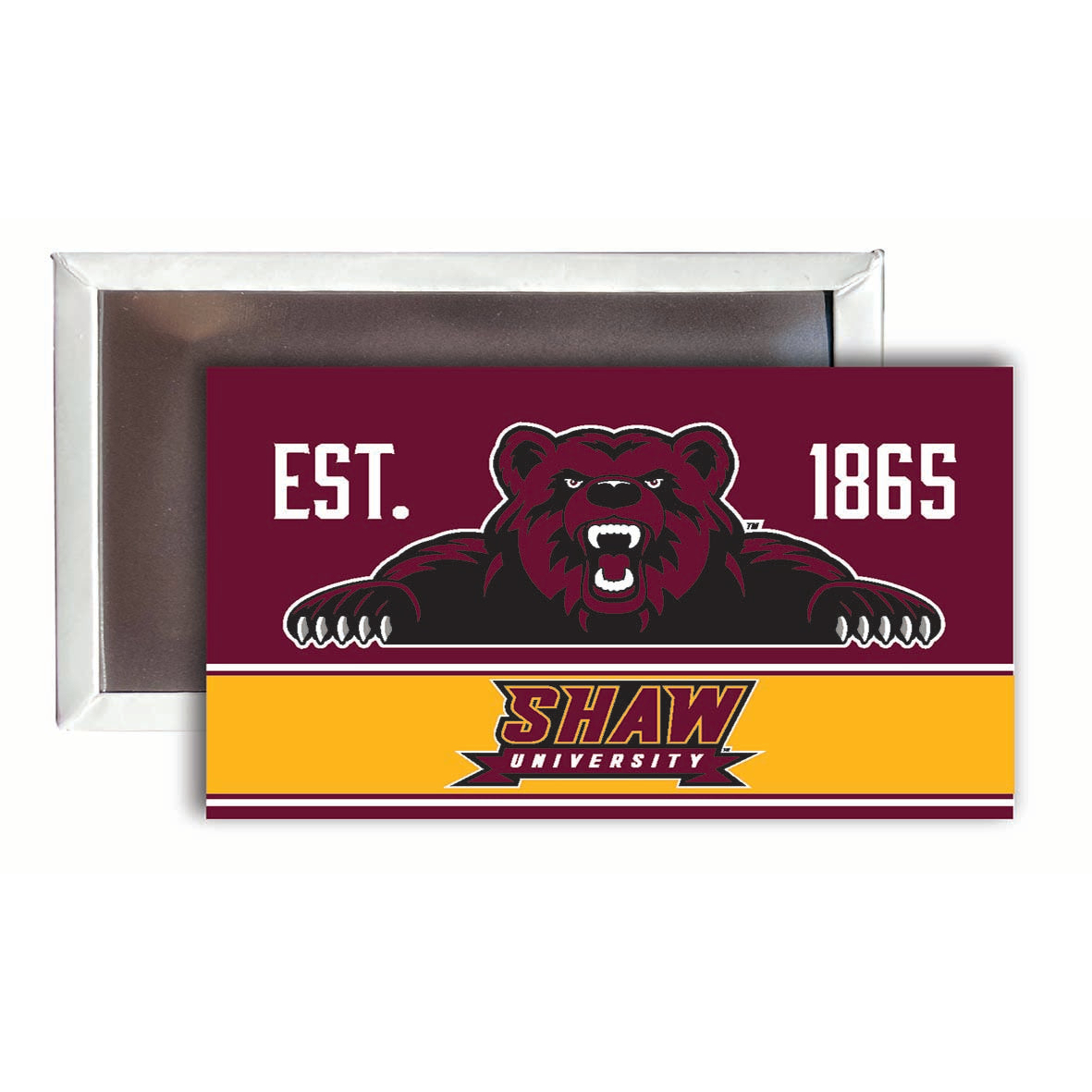 Shaw University Bears 2x3-Inch Fridge Magnet 4-Pack