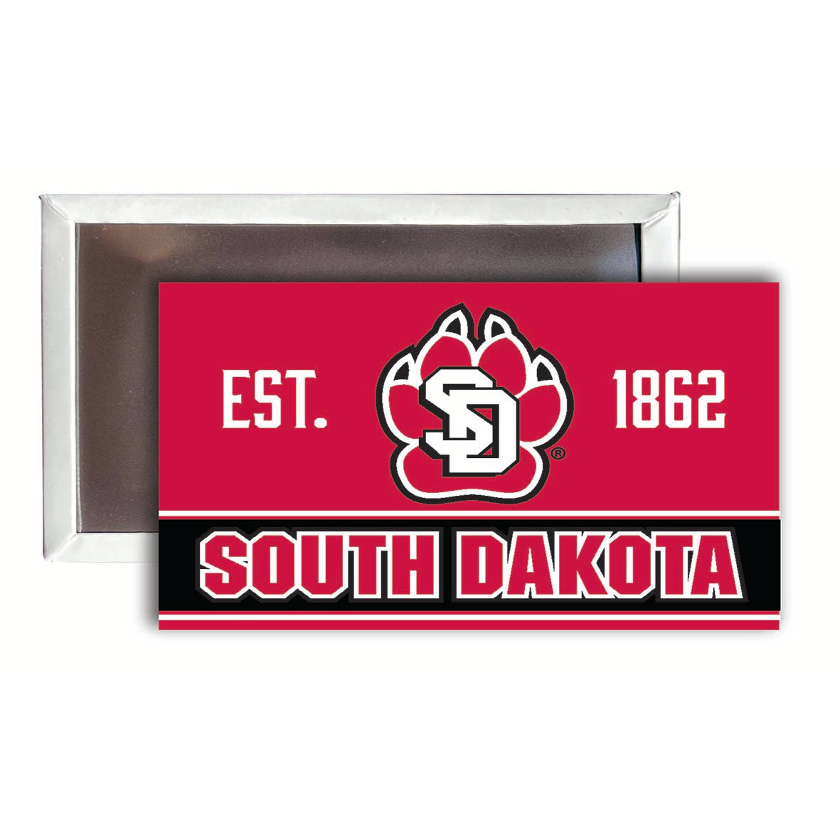 South Dakota Coyotes 2x3-Inch Fridge Magnet 4-Pack