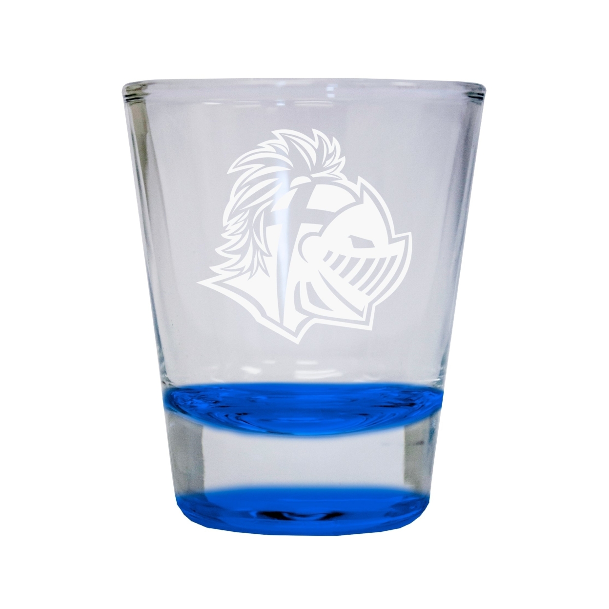 Southern Wesleyan University Etched Round Shot Glass 2 Oz Blue