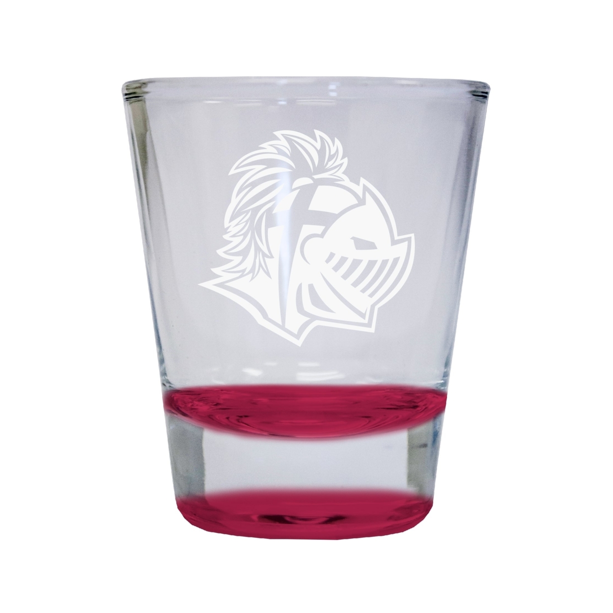Southern Wesleyan University Etched Round Shot Glass 2 Oz Red