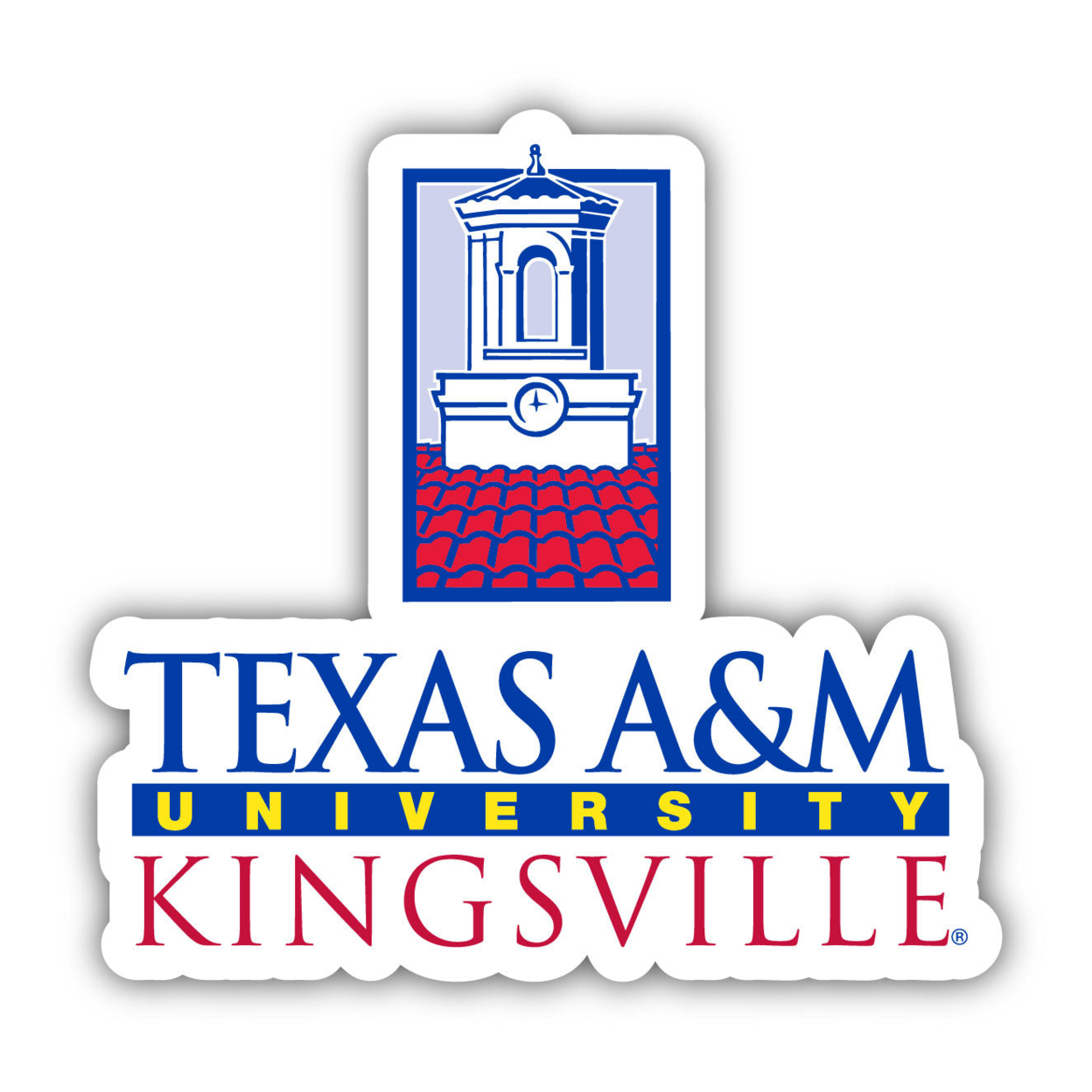 Texas A&M Kingsville Javelinas 10 Inch Vinyl Decal Sticker