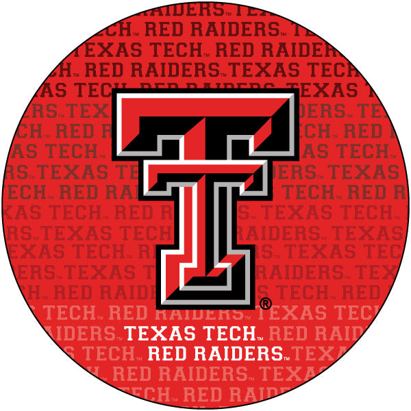Texas Tech Red Raiders Tide 4 Inch Round Word Magnet