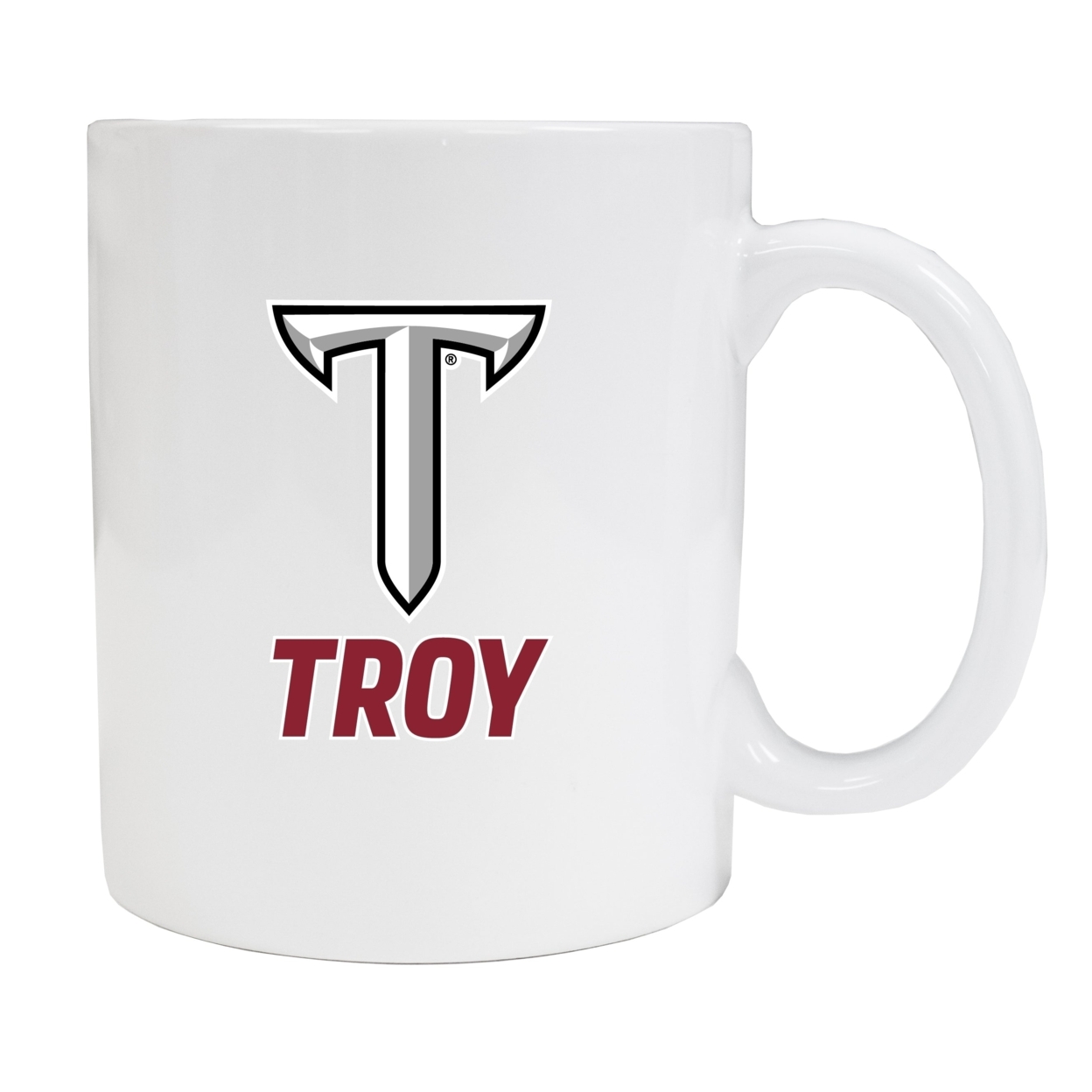Troy University White Ceramic Coffee Mug 2-Pack (White).