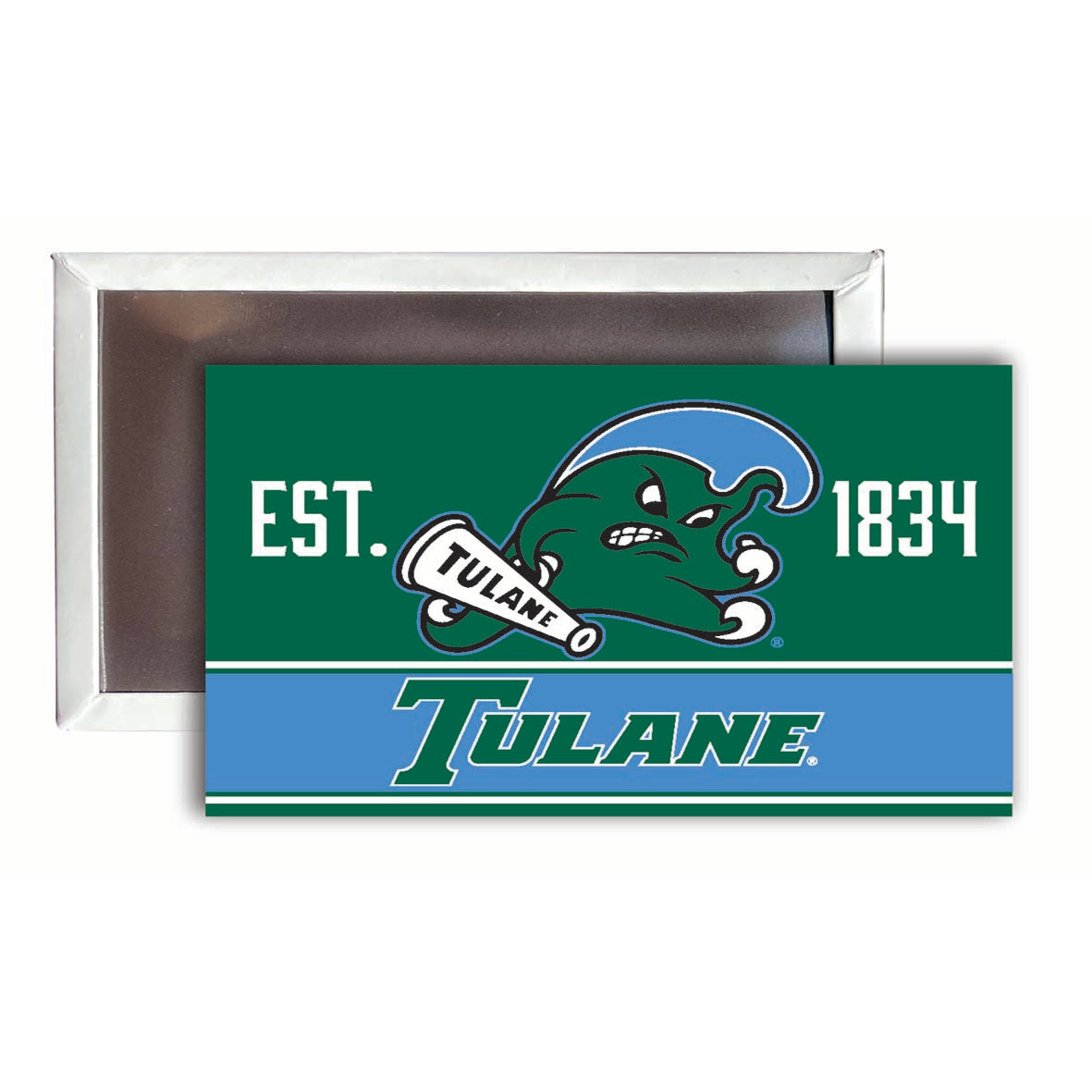 Tulane University Green Wave 2x3-Inch Fridge Magnet 4-Pack