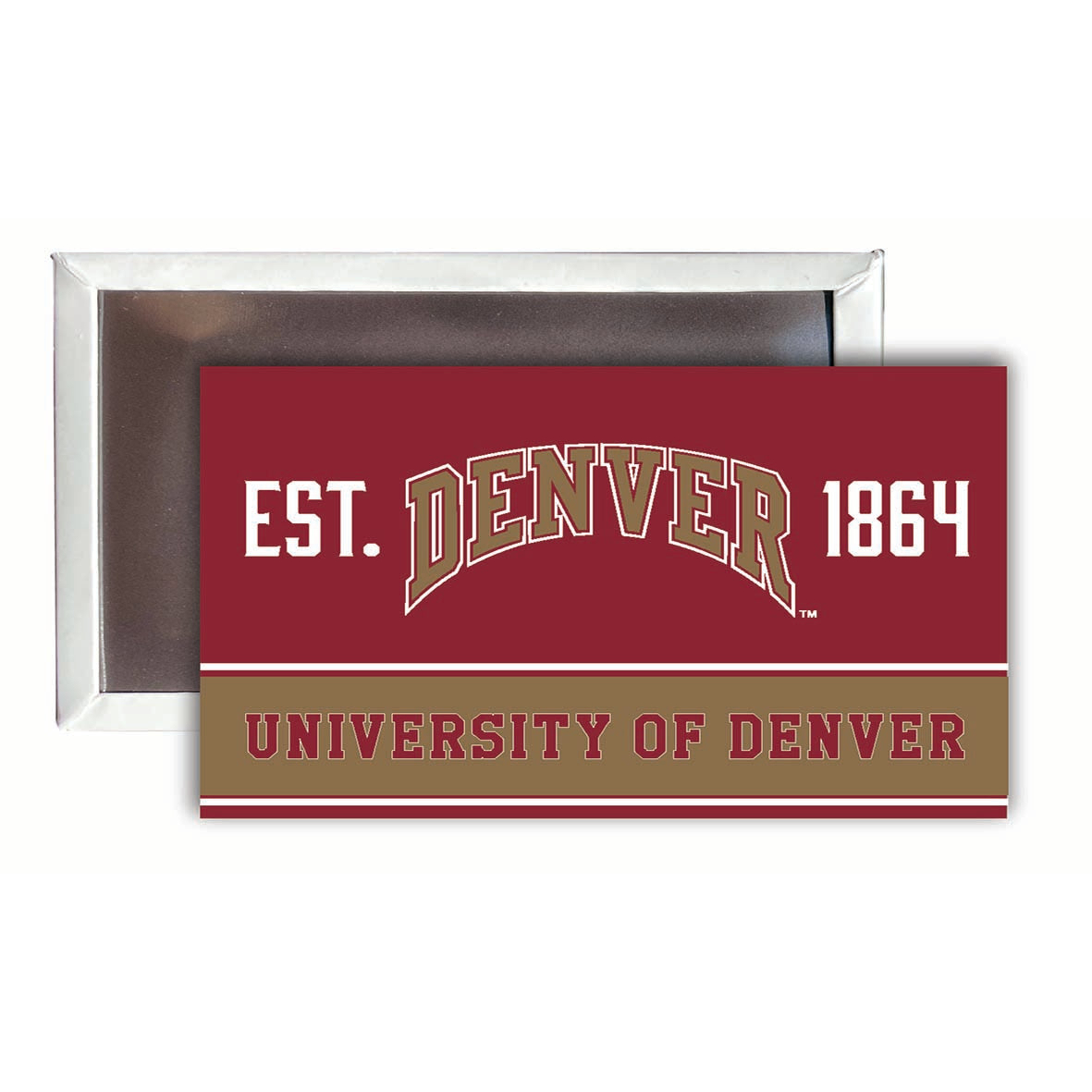 University Of Denver Pioneers 2x3-Inch Fridge Magnet 4-Pack