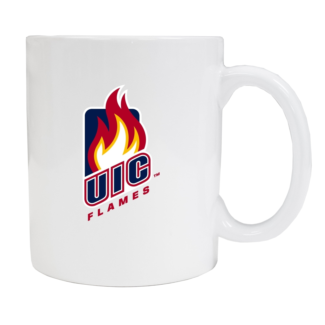 University Of Illinois At Chicago White Ceramic Mug (White).