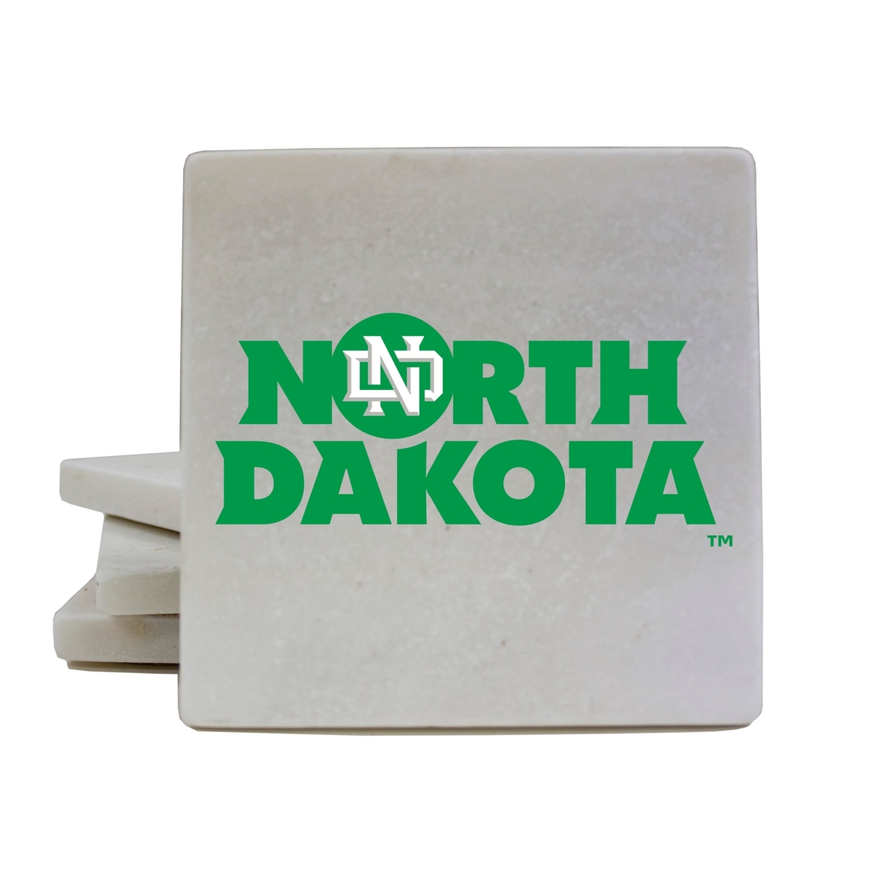 University Of North Dakota Marble Coaster 4 Pack