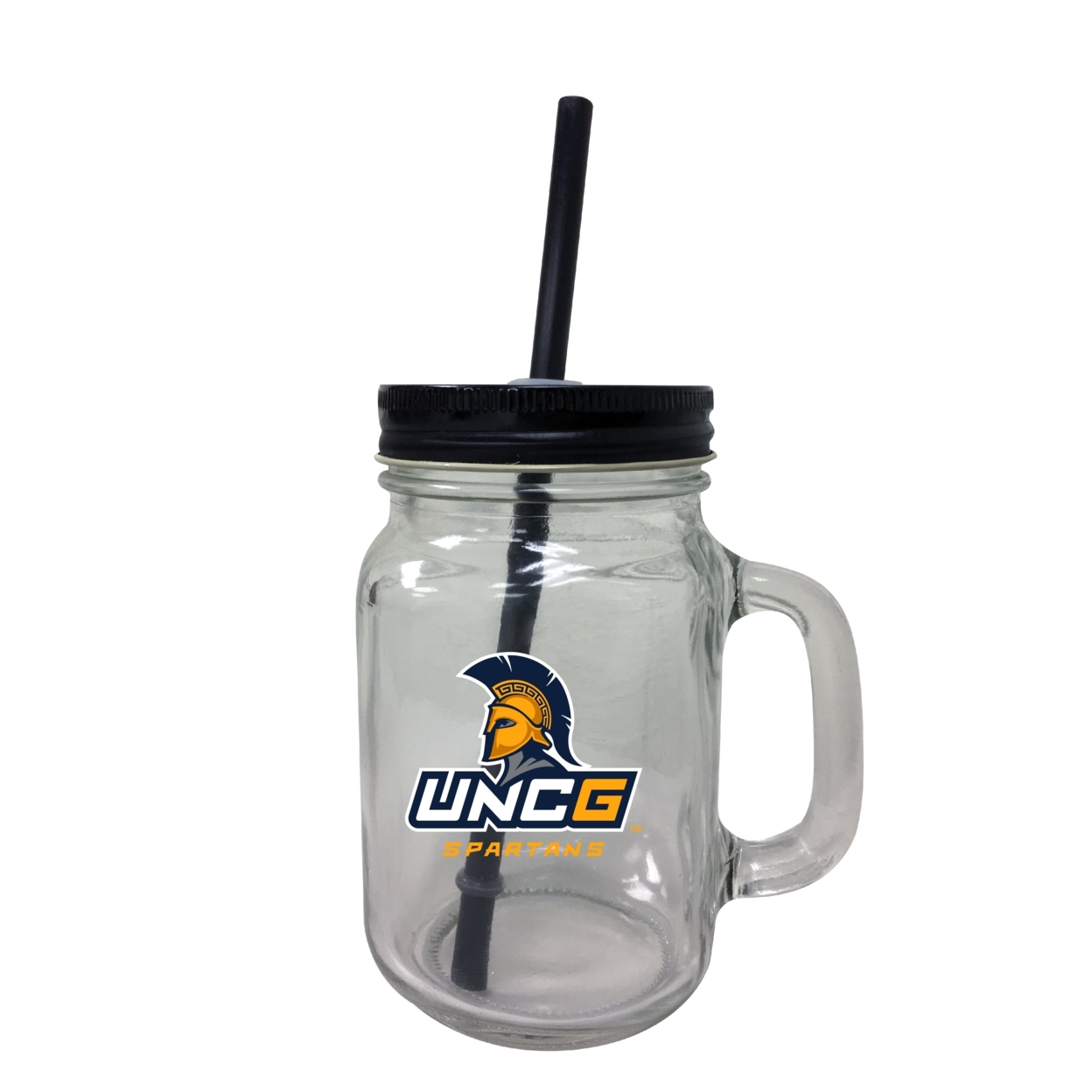 University Of North Carolina At Greensboro Mason Jar Glass 2-Pack