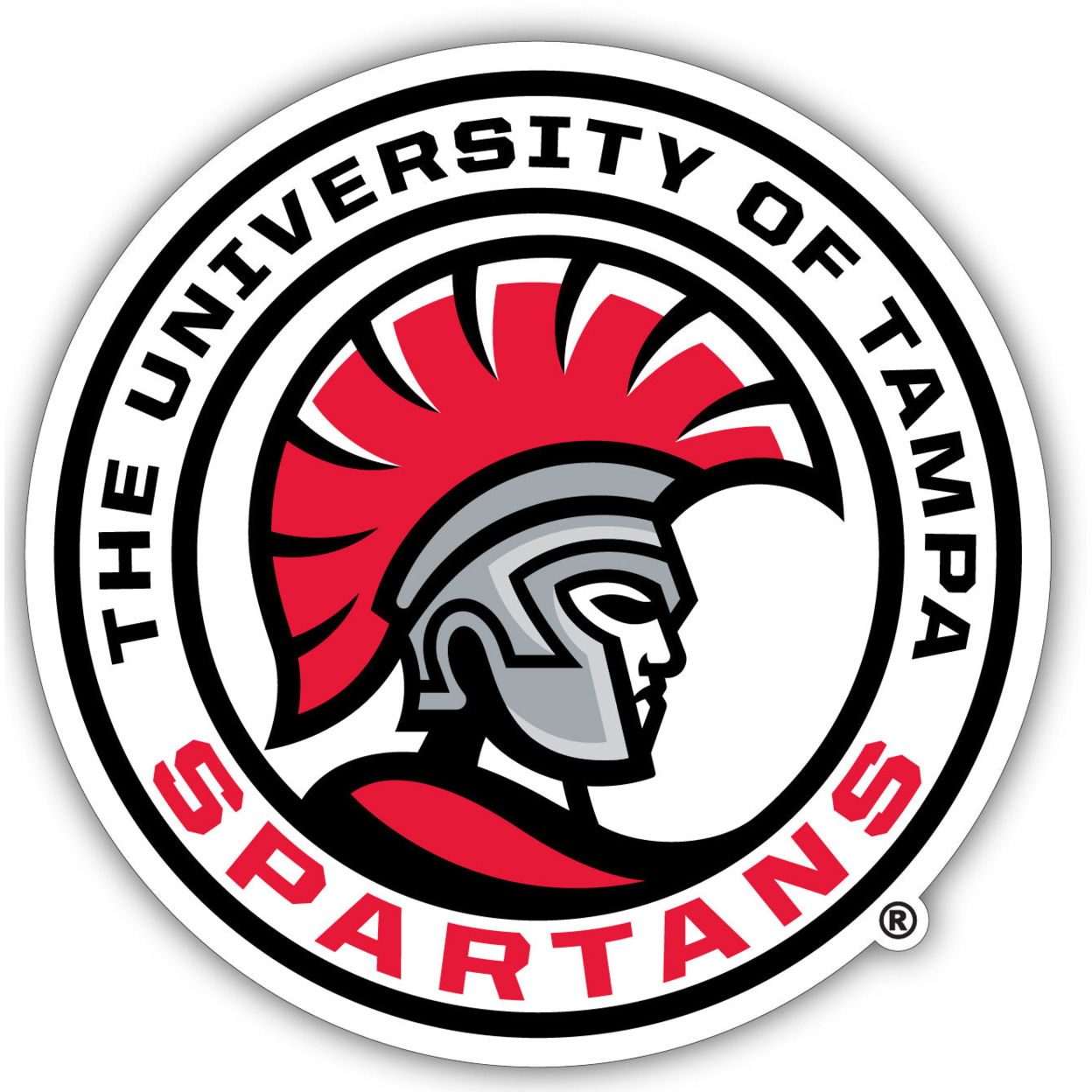 University Of Tampa Spartans 10 Inch Vinyl Decal Sticker