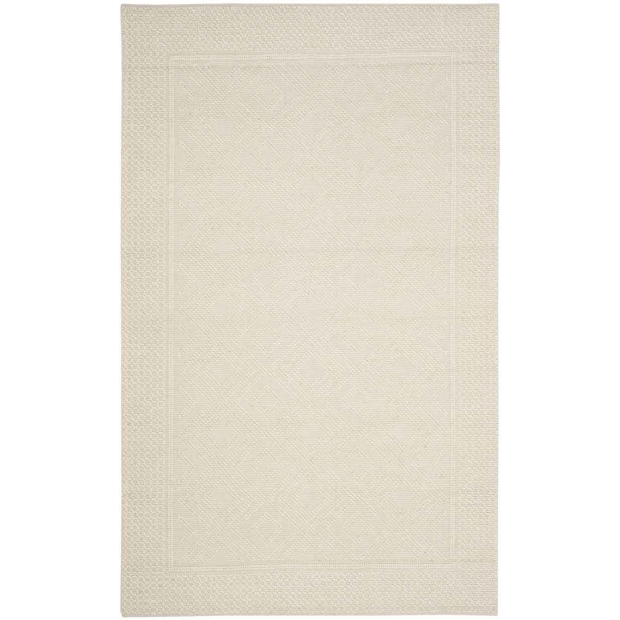 SAFAVIEH Vermont Collection VRM212A Handwoven Ivory Rug - 4' Square