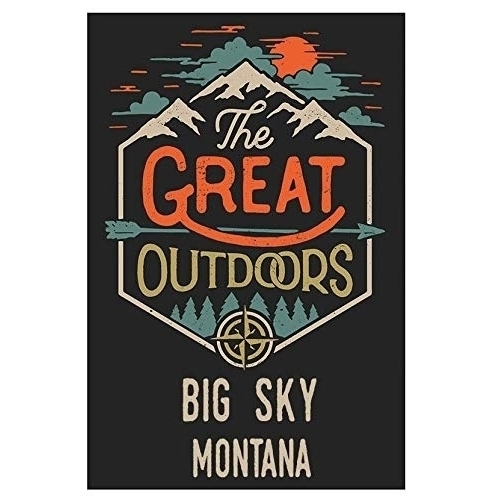 Big Sky Montana Souvenir 2x3-Inch Fridge Magnet The Great Outdoors