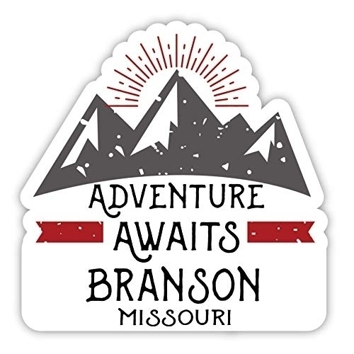 Branson Missouri Souvenir 4-Inch Fridge Magnet Adventure Awaits Design