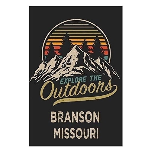 Branson Missouri Souvenir 2x3-Inch Fridge Magnet Explore The Outdoors