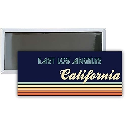 East Los Angeles California Souvenir 4.75x2-Inch Rectangle Fridge Magnet Retro Design