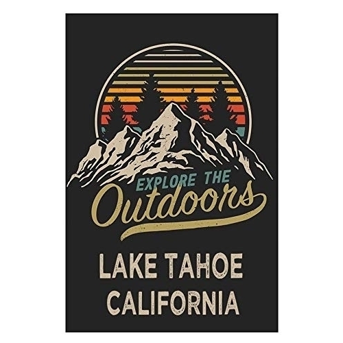 Lake Tahoe California Souvenir 2x3-Inch Fridge Magnet Explore The Outdoors
