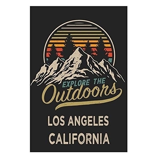 Los Angeles California Souvenir 2x3-Inch Fridge Magnet Explore The Outdoors