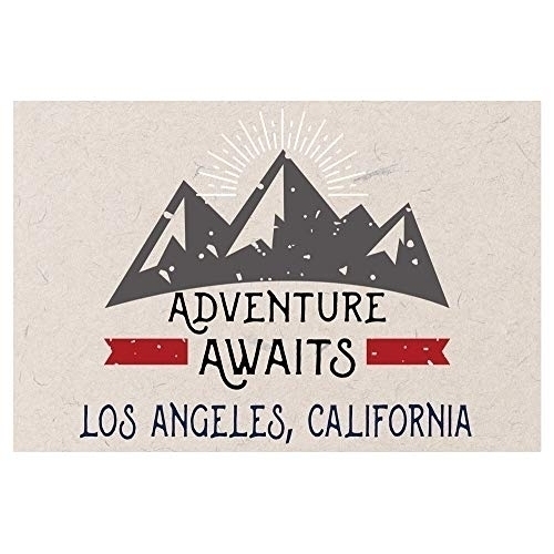 Los Angeles California Souvenir 2x3 Inch Fridge Magnet Adventure Awaits Design
