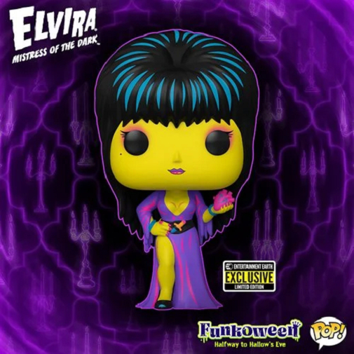 Elvira Black Light Pop! Vinyl Figure
