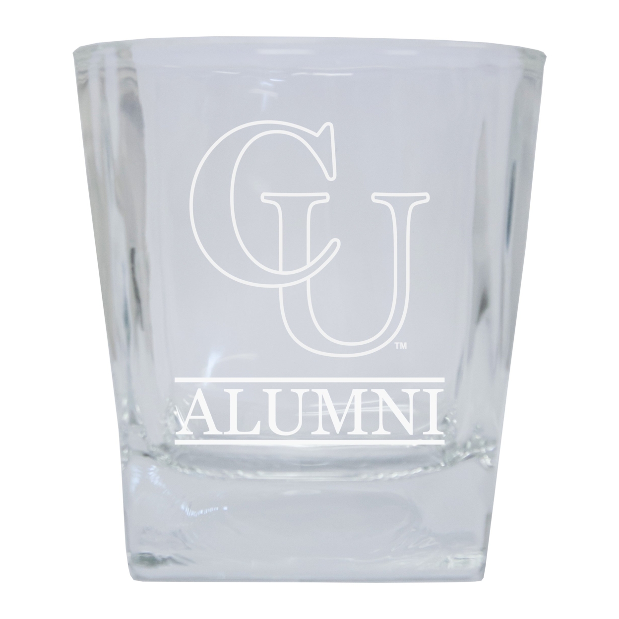 Campbell University Fighting Camels 8 Oz Etched Alumni Glass Tumbler 2-Pack