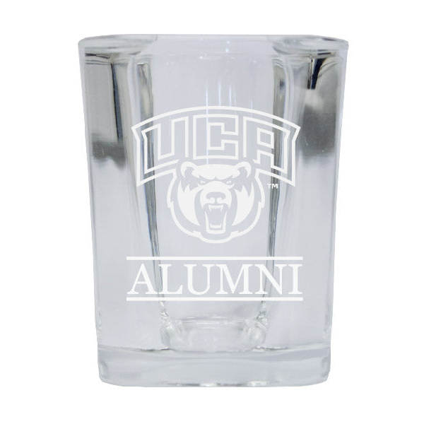 Central Arkansas Bears Alumni Etched Square Shot Glass