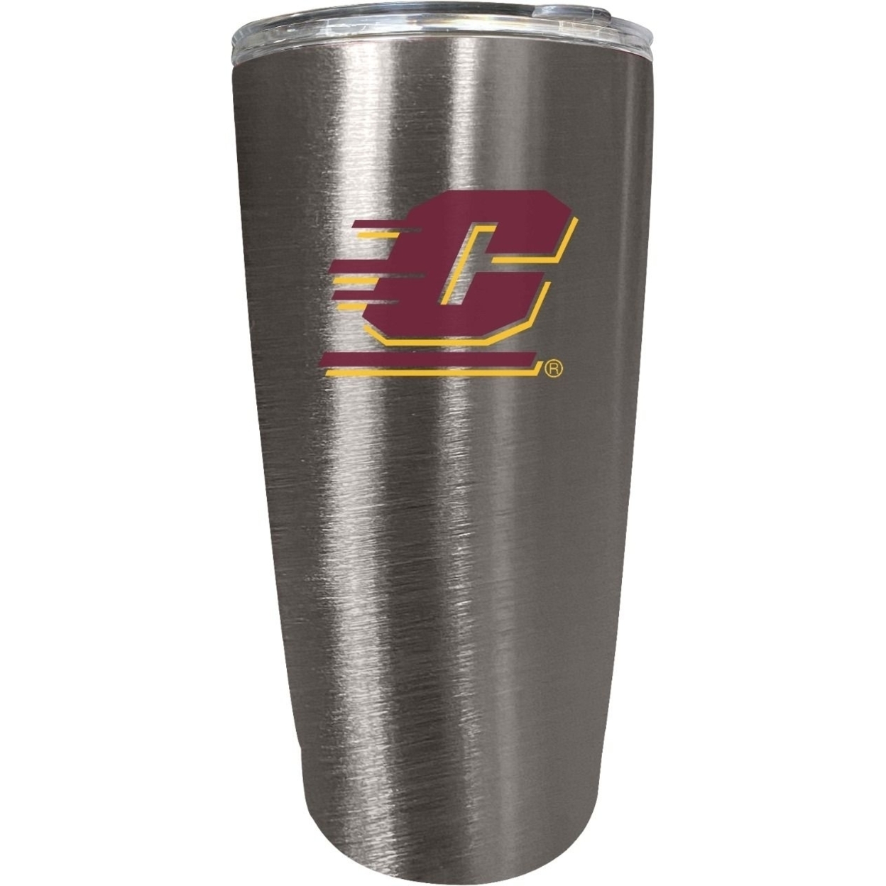 Central Michigan University 16 Oz Insulated Stainless Steel Tumbler Colorless
