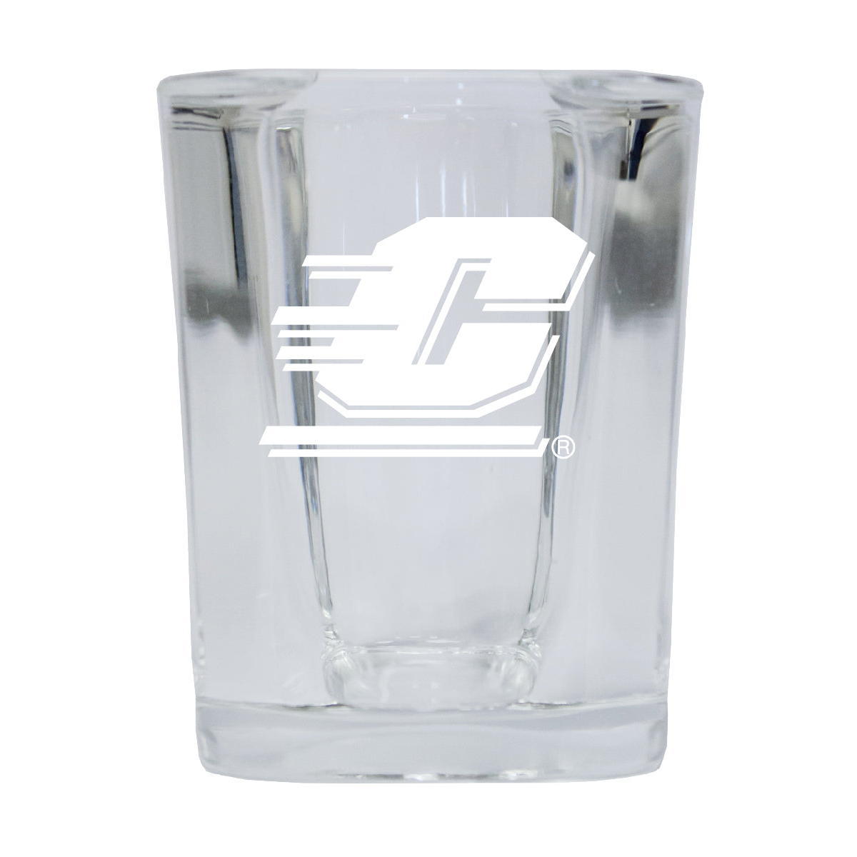 Central Michigan University Etched Square Shot Glass