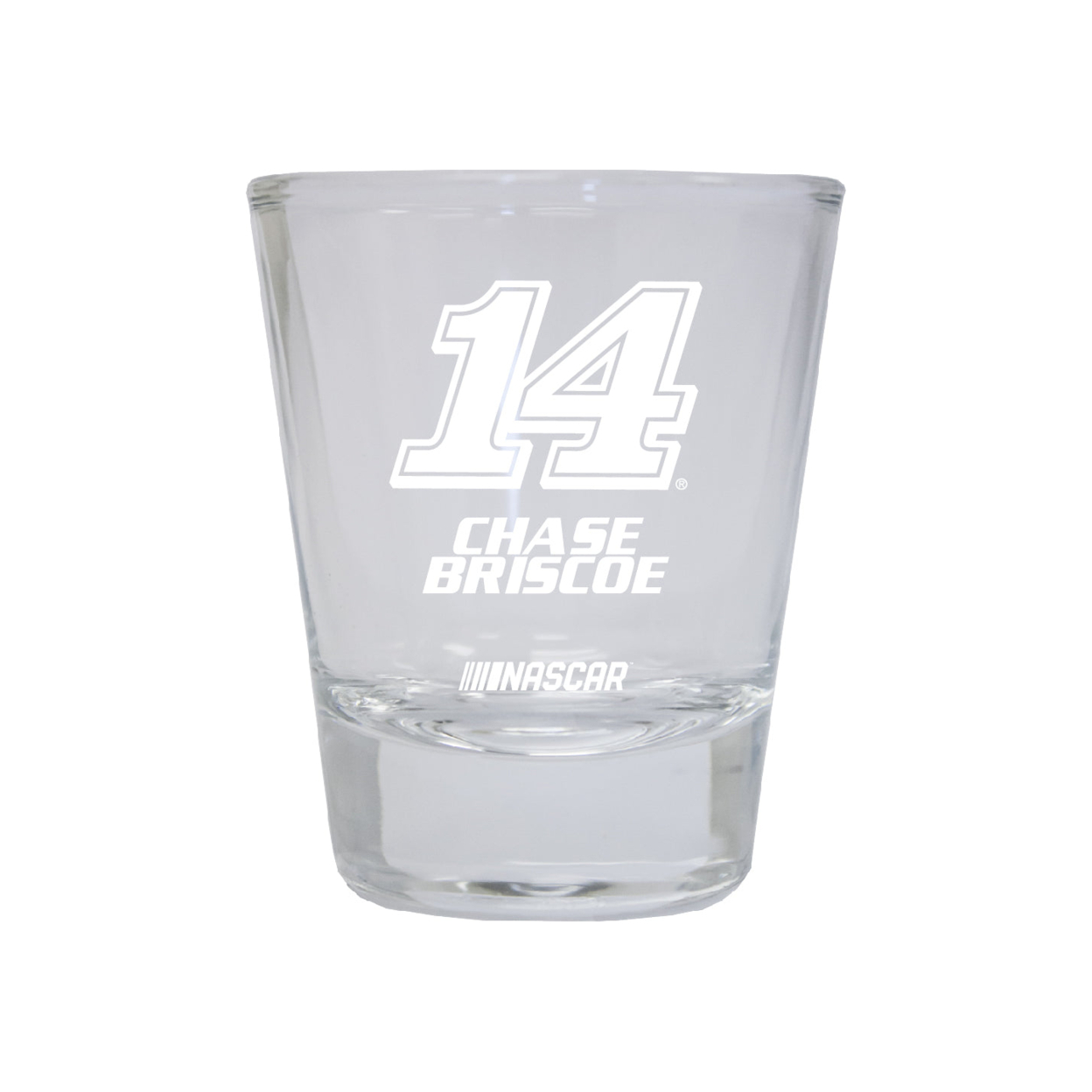 Chase Briscoe #14 Nascar Etched Round Shot Glass New For 2022