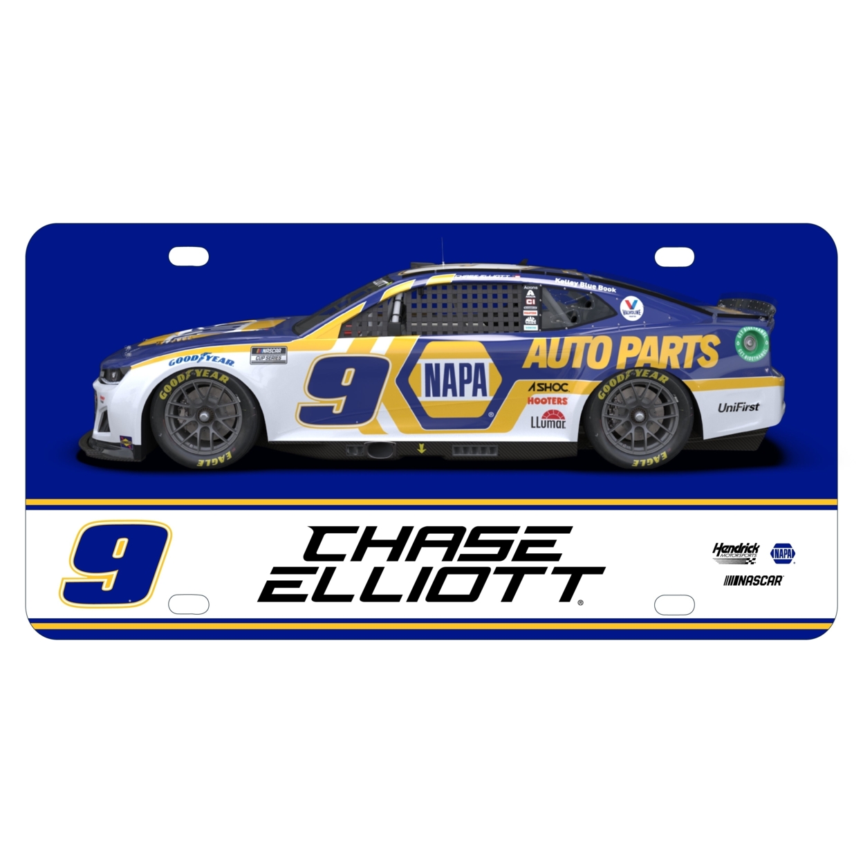 #9 Chase Elliott Officially Licensed NASCAR License Plate