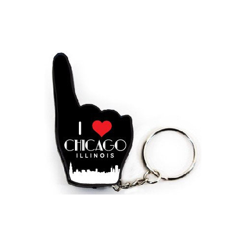 Chicago Illinois #1 Fan Keychain