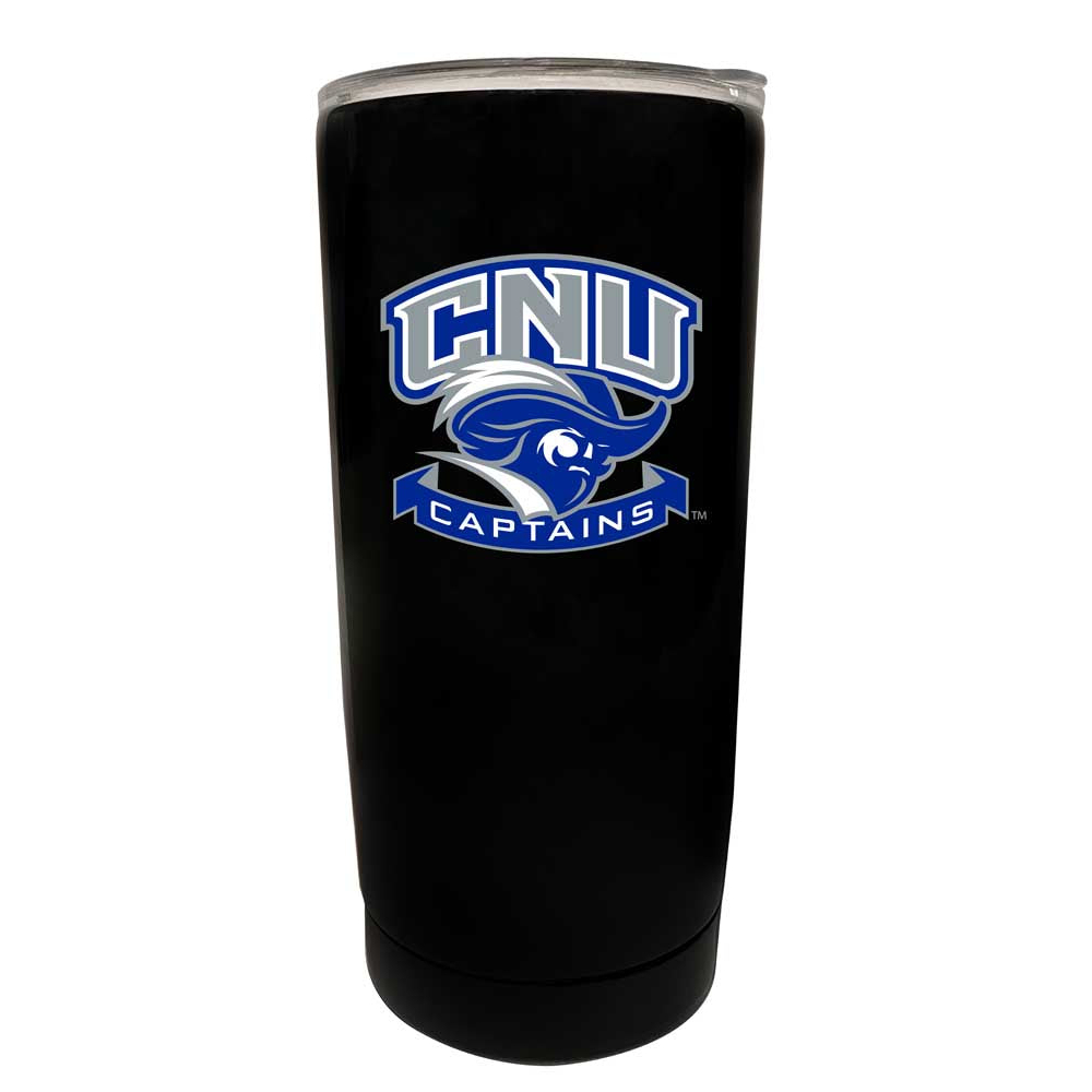 Christopher Newport Captains 16 Oz Choose Your Color Insulated Stainless Steel Tumbler Glossy Brushed Finish