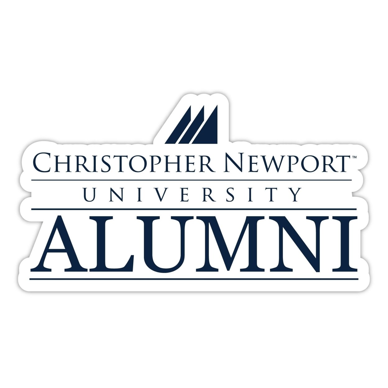 Christopher Newport Captains Alumni 4 Sticker