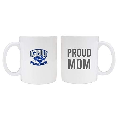 Christopher Newport Captains Proud Mom Ceramic Coffee Mug - White