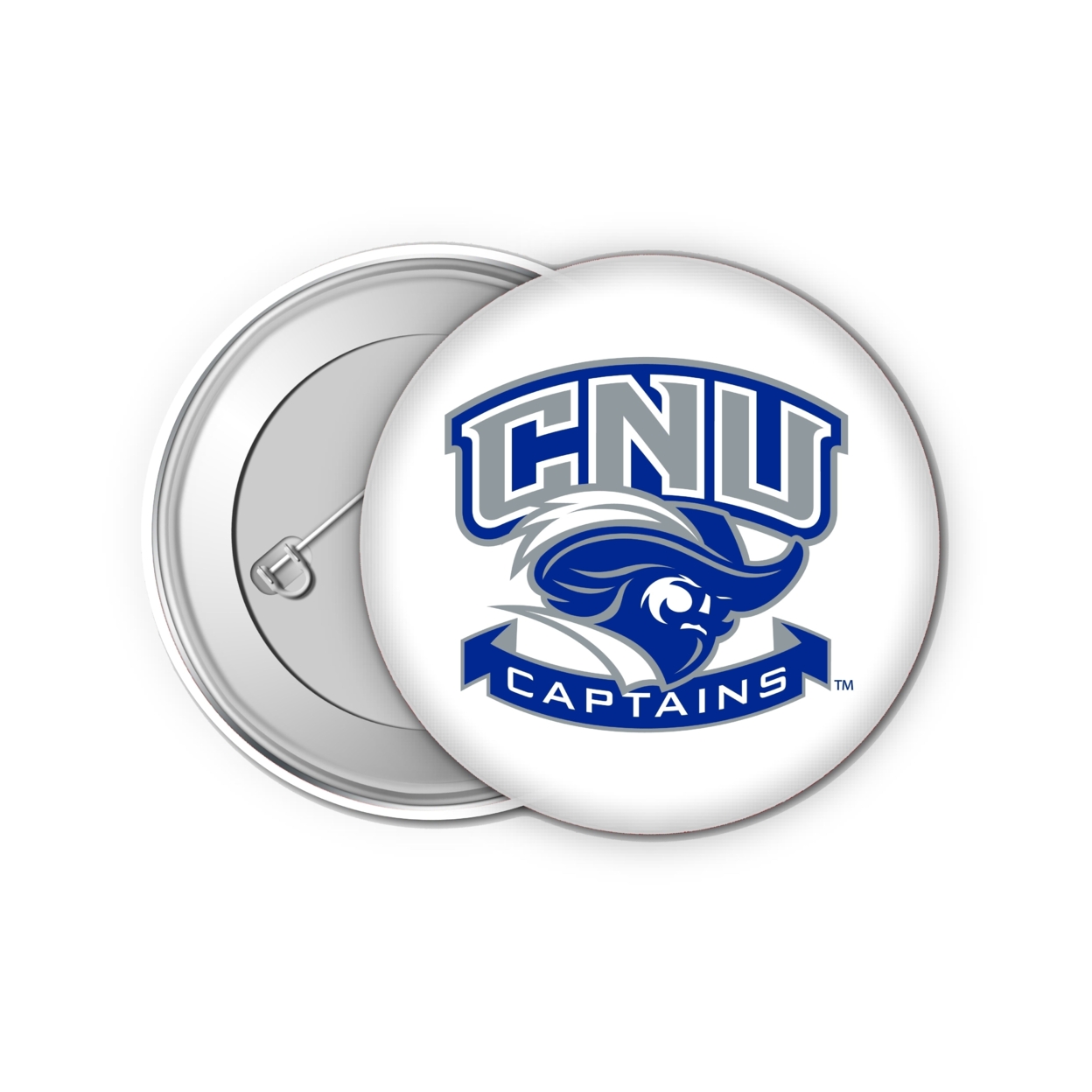 Christopher Newport Captains Small 1-Inch Button Pin 4 Pack