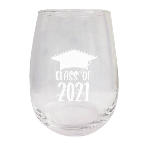 Class Of 2021 Graduation Stemless Wine Glass