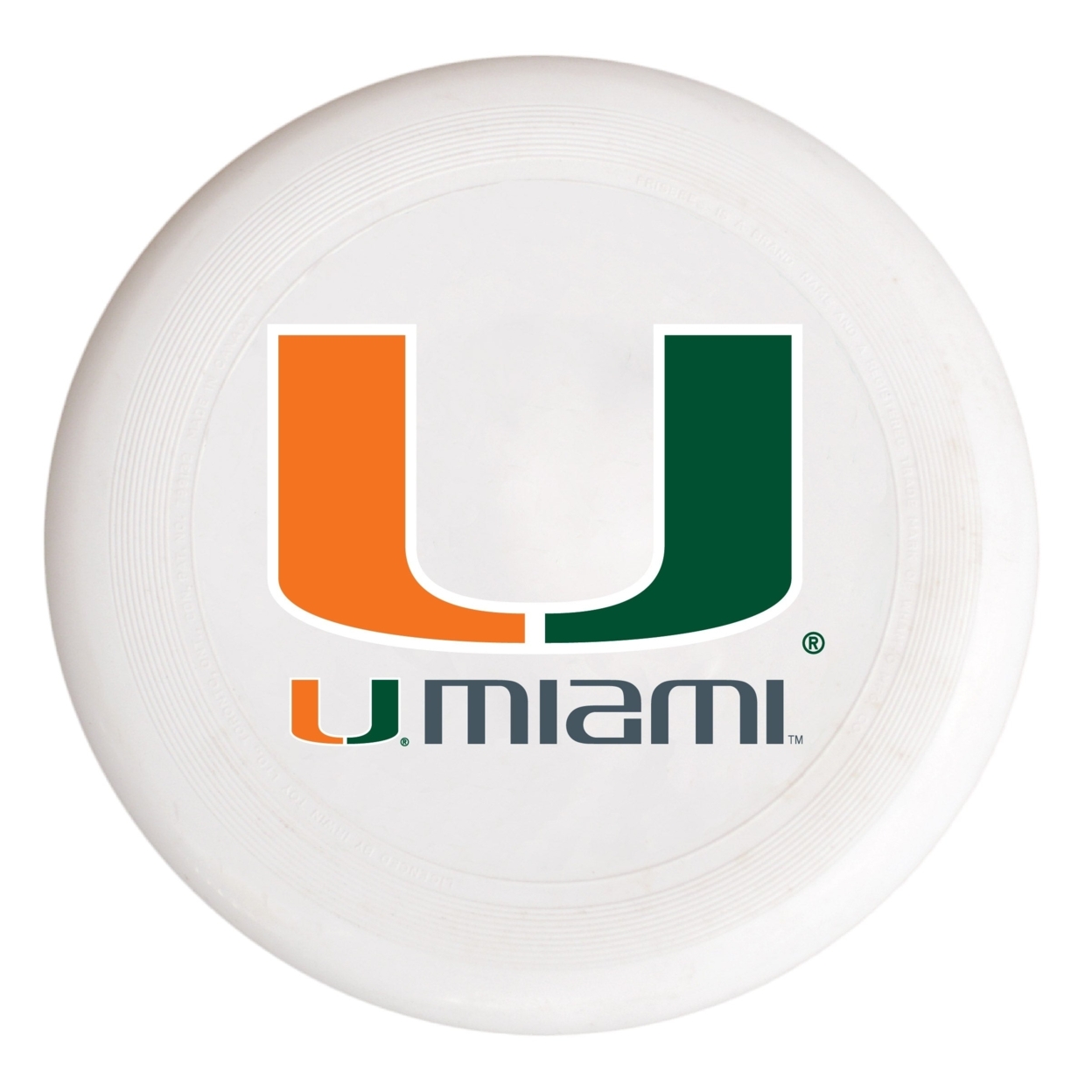 Miami Hurricanes University NCCA Sports Flying Disc