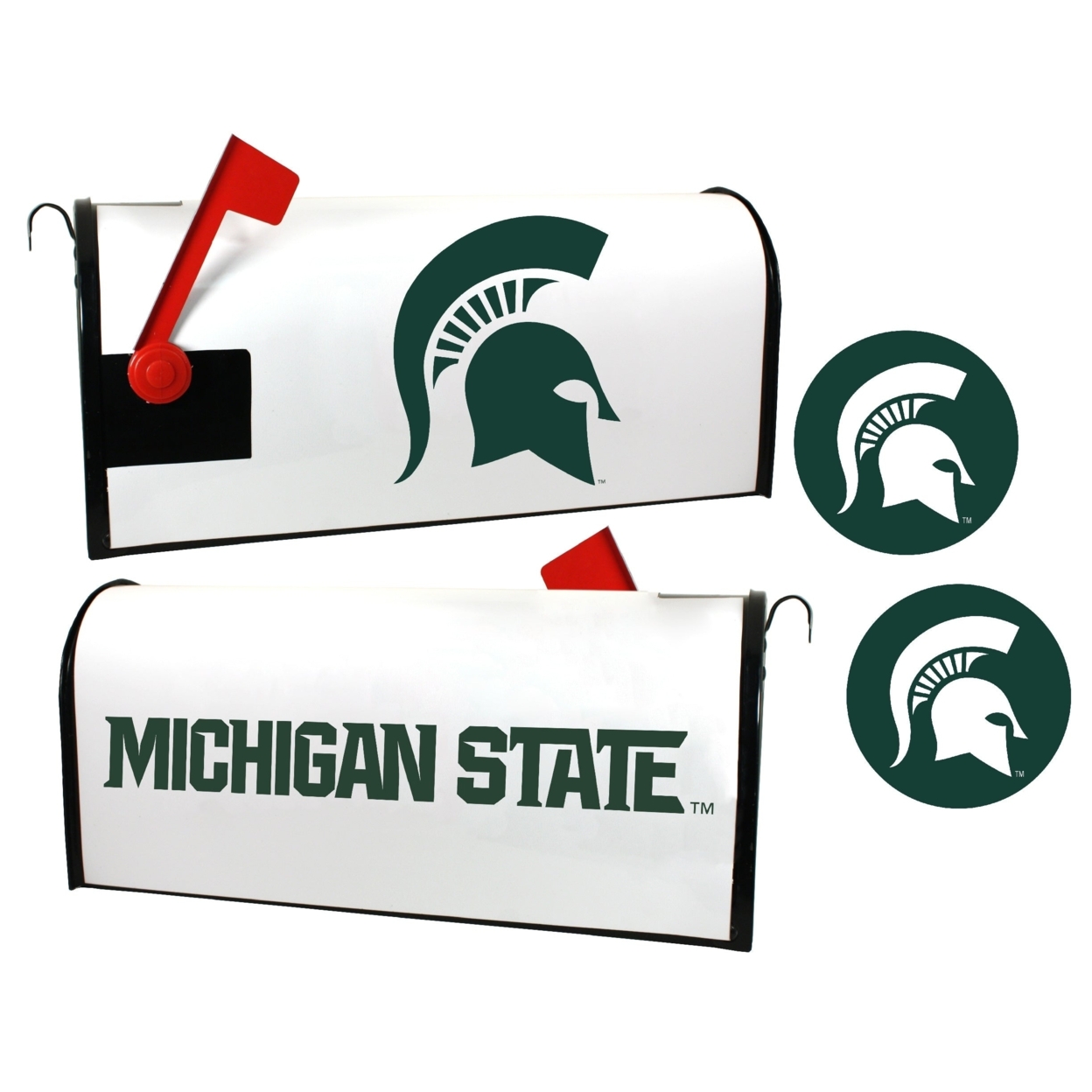 Michigan State Spartans Magnetic Mailbox Cover & Sticker Set