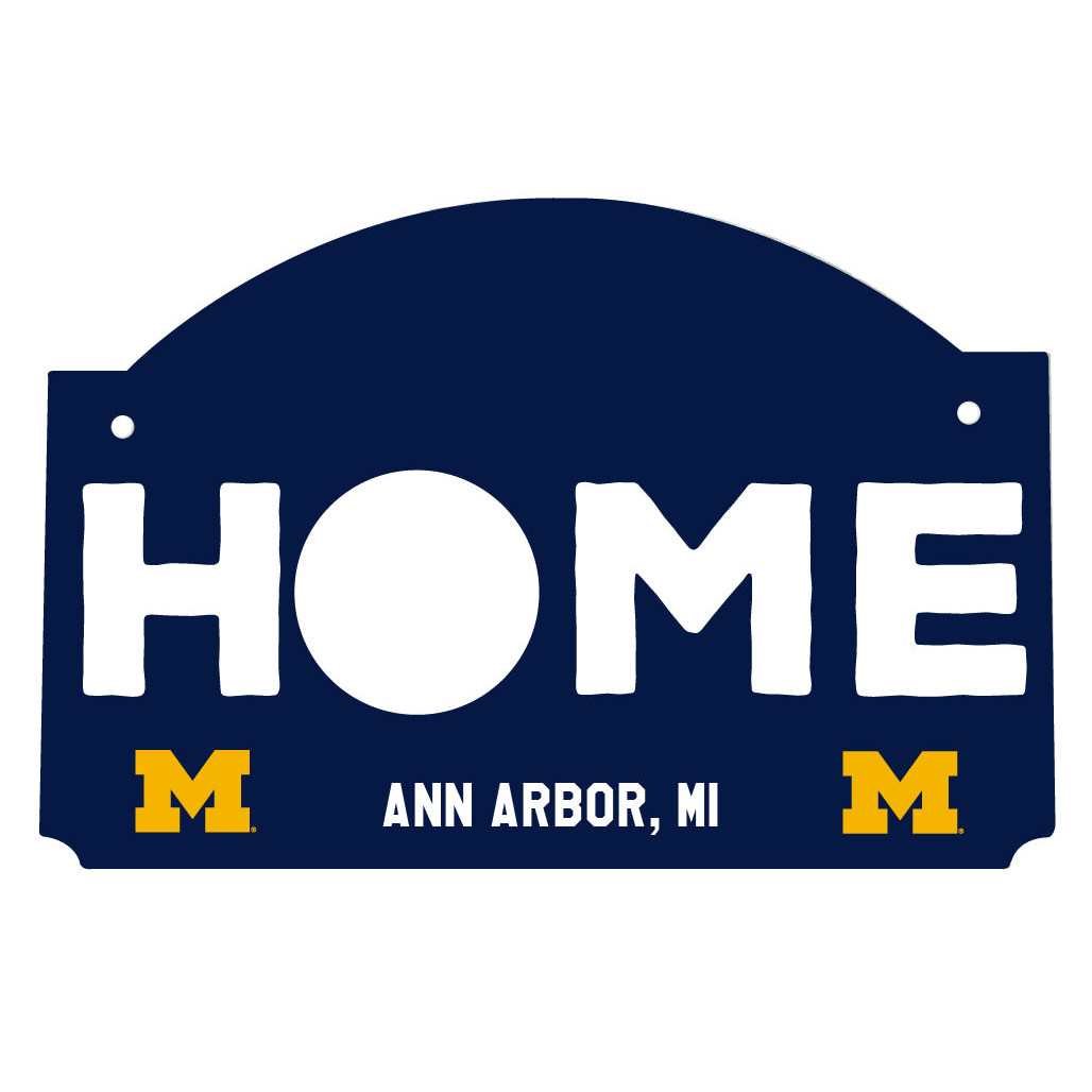 Michigan Wolverines Wood Sign With String