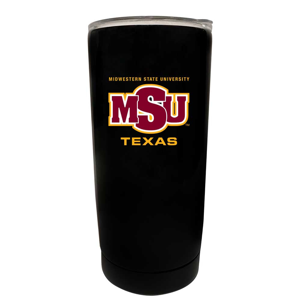 Midwestern State University Choose Your Color Insulated Stainless Steel Tumbler Glossy Brushed Finish